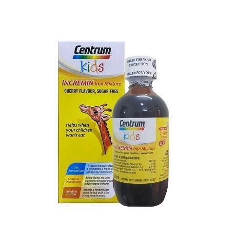 3. Centrum Kids Incremin Iron Mixture Syrup của Úc 200ml là vitamin tổng hợp dành cho trẻ em.