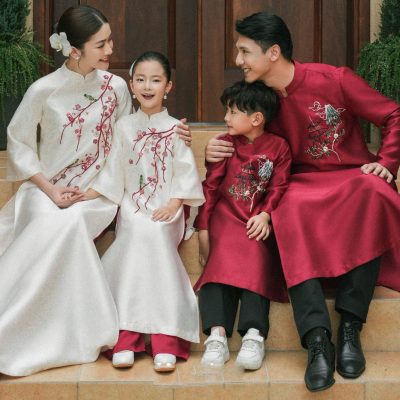 Bộ ảnh chụp ảnh gia đình áo dài: Ghi dấu khoảnh khắc đoàn viên đáng nhớ